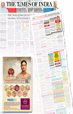 Navodaya Times tearsheet proof